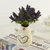 莎芮 美式乡村仿真植物盆栽室内装饰摆设小清新家居绿植陶瓷盆栽软装饰(TY1669紫色)