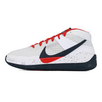耐克男鞋Nike Zoom KD13 EP 杜兰特13代气垫实战篮球鞋男CI9949-101(白色 43)