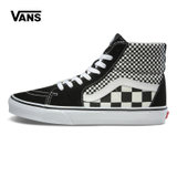 Vans/范斯中性款板鞋休闲鞋帆布鞋SK8-Hi|VN0A38GEQ9B(44码)(黑色)