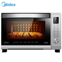 美的（Midea）T7-L328E 32升多功能家用电烤箱 智能菜单 搪瓷内胆 专业烘焙  上下独立控温(独立控温 低温发酵)