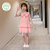 比得兔 女童夏装公主裙2021新款超洋气儿童韩版背心裙子小女孩时髦连衣裙(110 粉色)