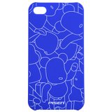 品胜（PISEN）iPhone4卡通保护壳（蓝色）