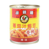 雄鸡标番茄汁h豆（香辣）230g/罐