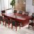 江曼办公家具油漆实木贴皮职员会议桌办公会议培训洽谈桌会客接待桌4.5m*1.8m*0.76m(默认 默认)