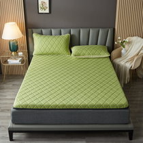 囡囡家纺  床垫软垫家用被褥子加厚垫双人1.8m床垫子宿舍单人(军绿色 透气款（WLN床垫）)