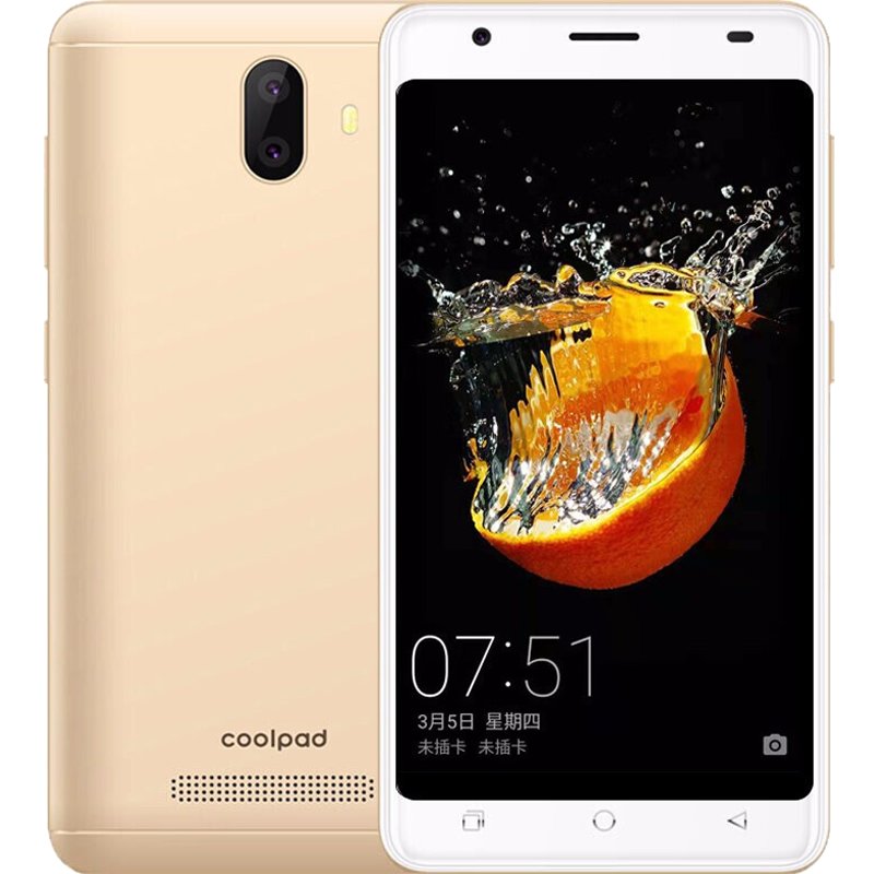 酷派(coolpad) n3m 金色 (2g 16g) 移动4g 双卡双待安卓大屏智能老人