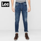 LEE男士修身小直筒牛仔裤LMR7053SV8YS(蓝色 33)