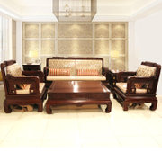 红木家具红木沙发6件套实木客厅组合现代简约非洲酸枝木