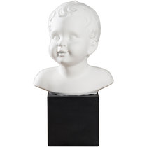 莎芮 艺术雕塑头像摆件树脂工艺品人物雕塑素描模型家居桌面装饰品(LX-16056)
