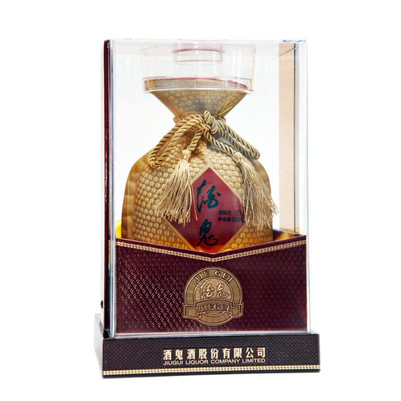 酒鬼酒新品52度透明装礼盒500ml馥郁香型