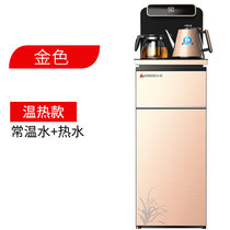 志高(CHIGO)饮水机下置水桶家用立式全自动桶装水冷热小型智能遥控茶吧机JB-R12(金色 温热)