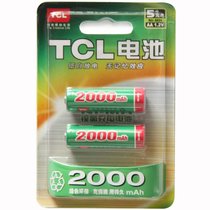 TCL AA2000-C2 5号2000mAh镍氢充电电池（2粒精装）