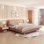 a家家具 现代简约中式实木床1.5米1.8架子床婚床卧室双人床高箱床(床 1.5*2米)