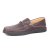 2013新款头层牛皮按摩时尚休闲鞋男士超柔软舒适透气皮鞋 M131023(05深棕 42)
