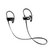 双耳运动蓝牙耳机4.1 中文语音提醒 来电报号 音乐上下曲播放控制 降噪 一拖二通用型(黑色)