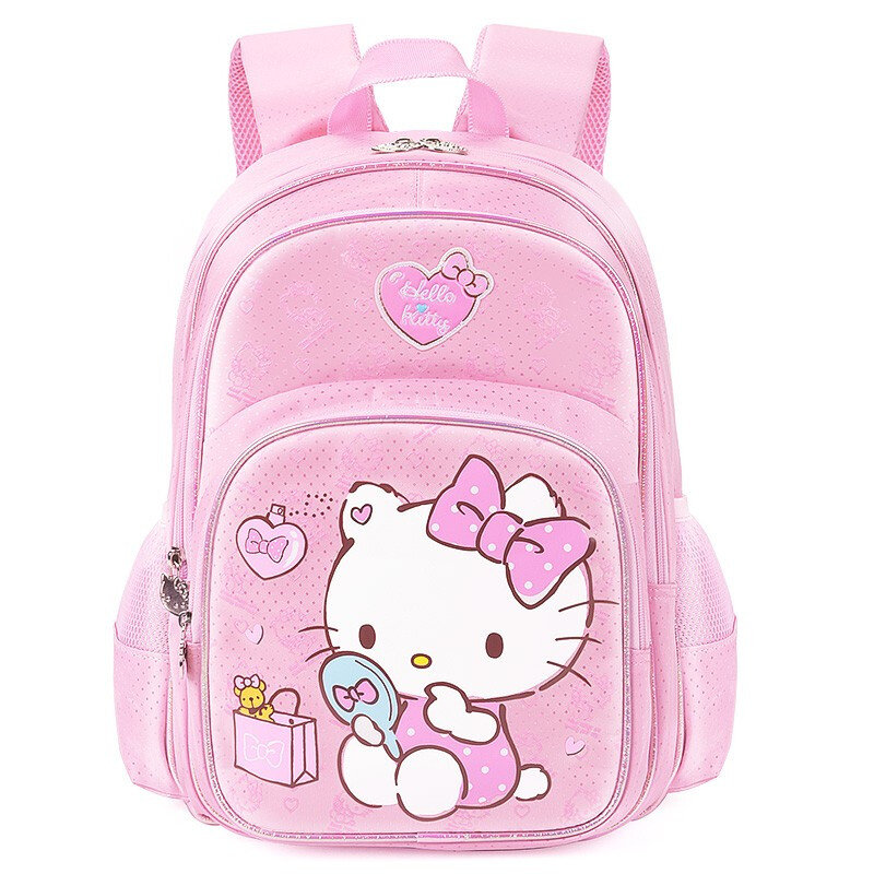 凯蒂猫小学生卡通双肩背包可爱kt减负书包