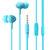 歆一 XY-001 入耳式耳机 蓝色 干扰小 低失真 3.5mm接口 高清音质