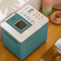 柏翠面包机家用全自动烘培早餐机自动双管烘培发酵和面机PE6600(绿色GR)
