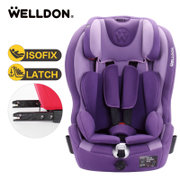 惠尔顿儿童安全座椅 ISOFIX接口宝宝汽车儿童座椅9月-12岁酷睿宝(普罗旺斯)