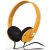 骷髅头（skullcandy） UPROCK 耳机 头戴式低音运动耳机(黄色)
