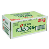 韩国进口 宾格瑞哈密瓜味牛奶 200ml*24