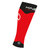 法国KINETIK跑步腿套竞赛/恢复 机能压缩小腿套 跑步 骑行 铁人三项 户外装备(黑红色短腿套 XL)