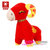 可爱羊新年羊吉祥物年会礼品过年羊圣诞节礼物羊羊毛绒玩具(红色 高23cm)