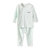 婴皇圣堡夏季新生儿空调服薄款男宝宝夏装婴儿长袖内衣套装0-1岁儿童睡衣(73cm 蓝色)