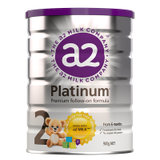 澳洲a2 Platinum白金版 较大婴儿配方奶粉2段 (6-12月) 新西兰原装进口 900g/罐(a2白金2段 900g)