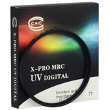 C&C X-PRO MRC UV滤镜 薄款多层镀膜UV镜 防水防尘 UV 77mm 黑圈【国美自营 品质保证】