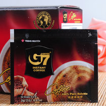 惜香缘进口食品中原G7黑咖啡粉速溶纯咖啡无蔗糖30g(15包) 无伴侣