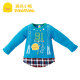 黄色小鸭 圆领吊带T恤 048181(中蓝 4A)