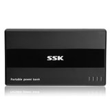 飚王（SSK）SRBC511移动电源充电宝（黑色）（11000mAh）