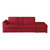 奥古拉 皮艺沙发 多功能折叠沙发床 双人小户型带收纳 日式简约组合(皮艺-红色 人坐在沙发扶手在右边)