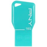 PNY/必恩威 钥匙盘 16GB U盘 (蓝色) 创意优盘