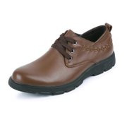 动感酷牛商务休闲潮流休闲鞋皮鞋系带低帮鞋专柜7C061(咖啡暗棕 40)