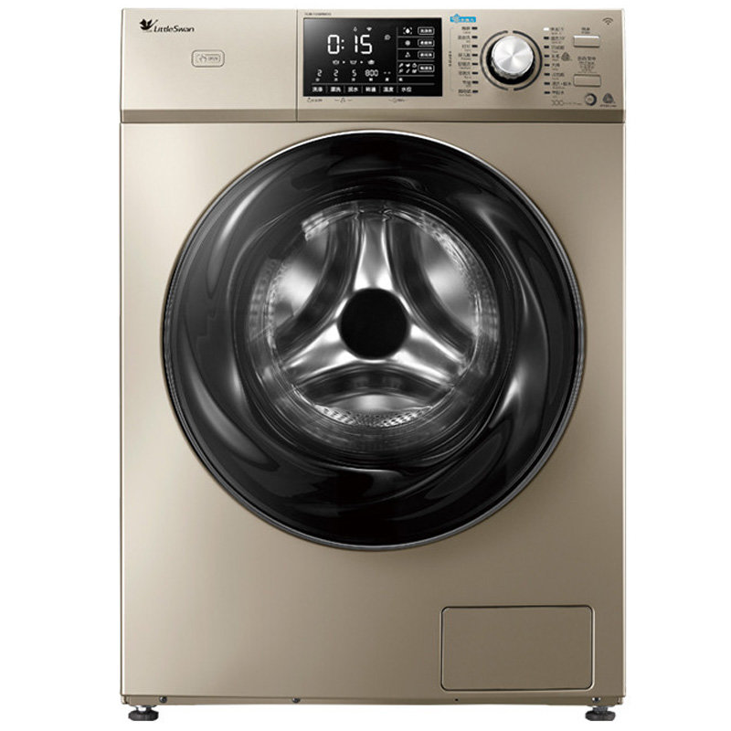 小天鹅(LittleSwan) TG90-1616WMIDG 9公斤 变频滚筒洗衣机(金色) 智能wifi控制 i智能投放 筒自洁【图片 价格 品牌 报价】-国美手机版