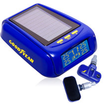 固特异（Goodyear 固特异 太阳能胎压监测报警器 无线胎压监测 内置胎压计