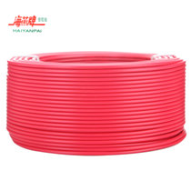 海燕牌电线电缆BV6塑铜线(红色）100米