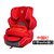 贝驰汽车专用儿童安全座椅新款婴儿宝宝车载座椅 9月-12岁(中国红 无isofix接口)