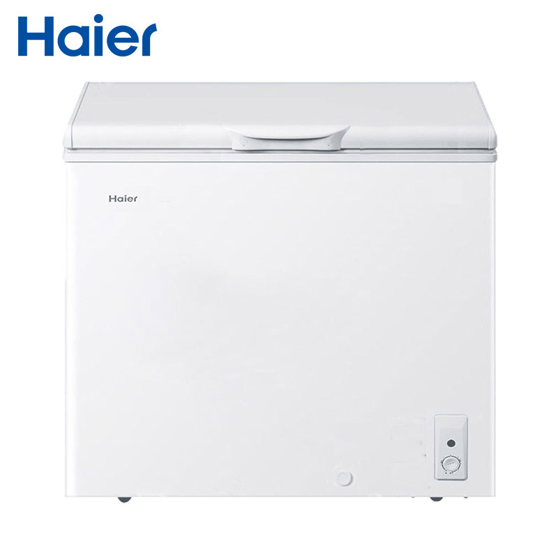 (haier)海尔冰柜 家用 卧式小冷柜 冷冻柜 一级能效 低霜冷柜203升带