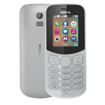 诺基亚（NOKIA）130DS 蓝牙手机 老年人手机 双卡双待学生备用功能机大字体 新款  移动联通2G(灰色)