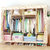 家时光 简易实木衣柜2米超大双人组合衣橱牛津布加厚柜子简约现代型衣柜(蔷薇花 默认)