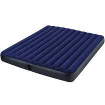 INTEX家用充气床垫线拉蓝色款6475799*191*25cm 户外气垫床特大加高单人折叠床躺椅充气垫防潮垫