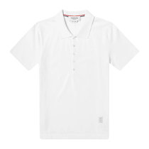 THOM BROWNE男士白色Polo短袖 MJP052A-00042-1005白色 时尚百搭