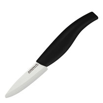 美帝亚陶瓷刀3寸水果刀厨师刀削皮刀切片刀锋利免磨健康刀具(黑色 其他)