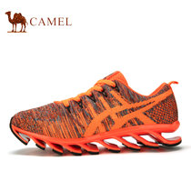 CAMEL/骆驼男鞋 情侣款户外男款越野跑鞋舒适时尚运动鞋 A632346050/A63346600(桔色/黑 44)