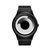 时诺比创意概念手表学生情侣表石英防水运动电子表(白面黑带 钢带)