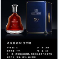 皇迦XO白兰地40% 洋国洋酒3L(1瓶)