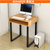 哈骆顿  电脑桌带抽屉简约现代台式家用笔记本电脑办公桌书桌组合写字桌子(60cm黄梨木色)